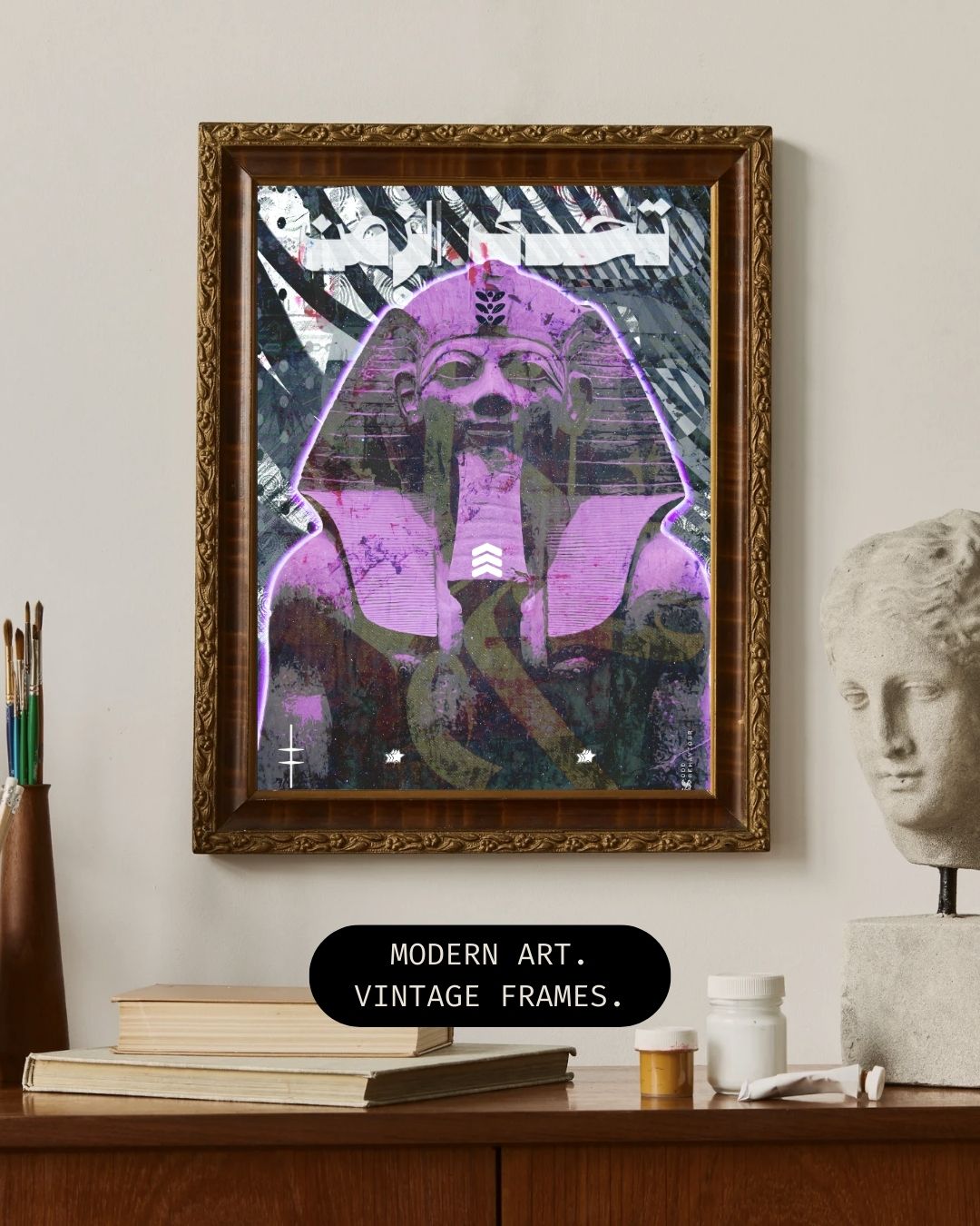 Defiant Soul - Framed Collage Print