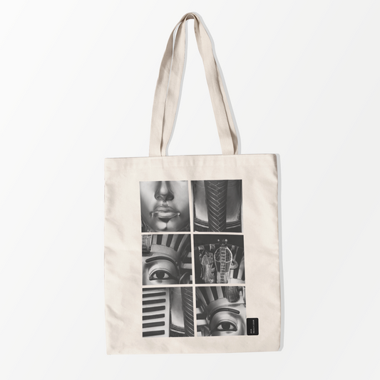 Fragmented | OB Beige Tote Bag