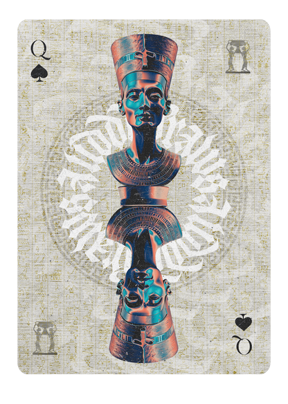 Queen of Spades - Digital Collage Art Print