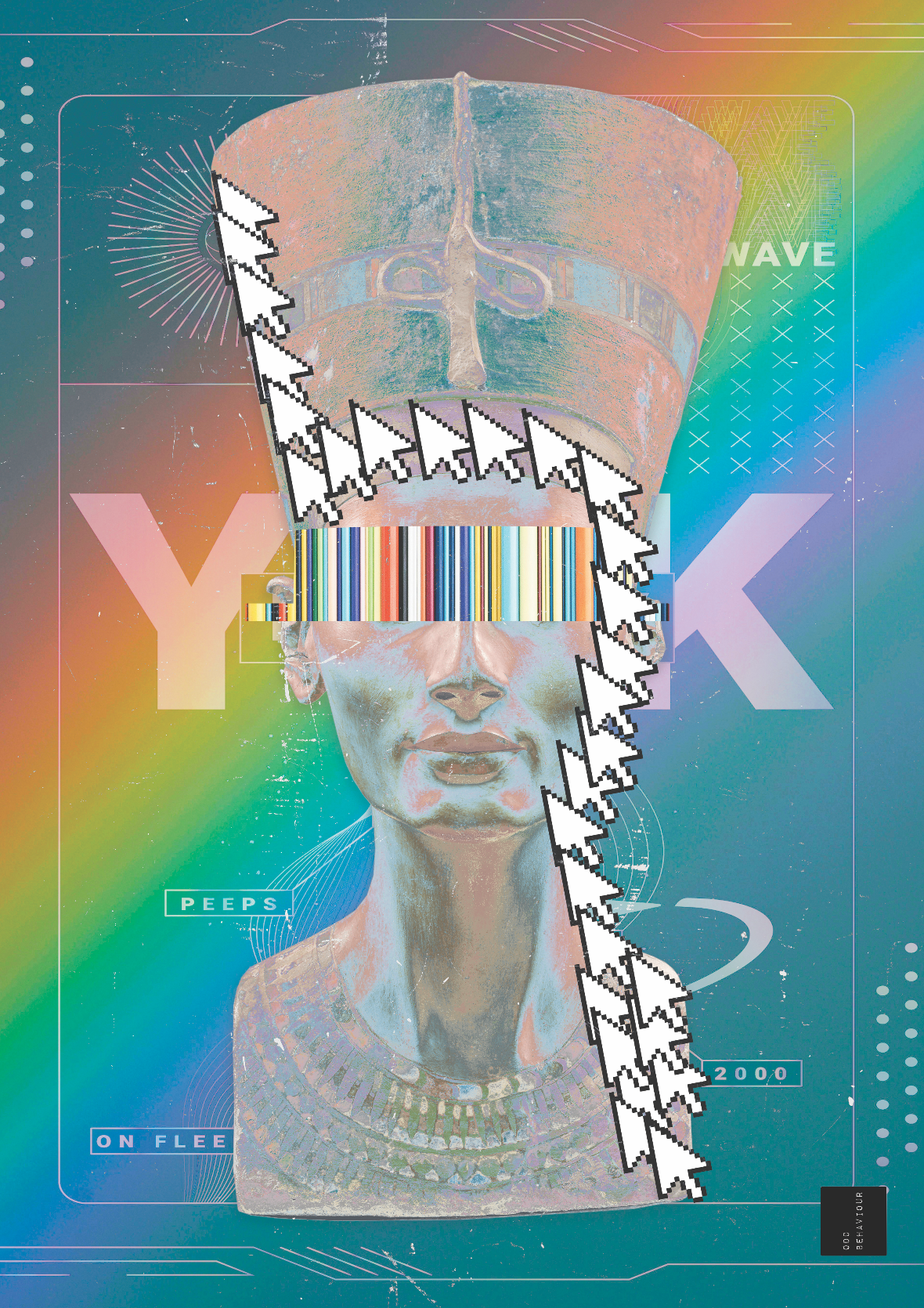 Titi2k- Digital Collage Art Print