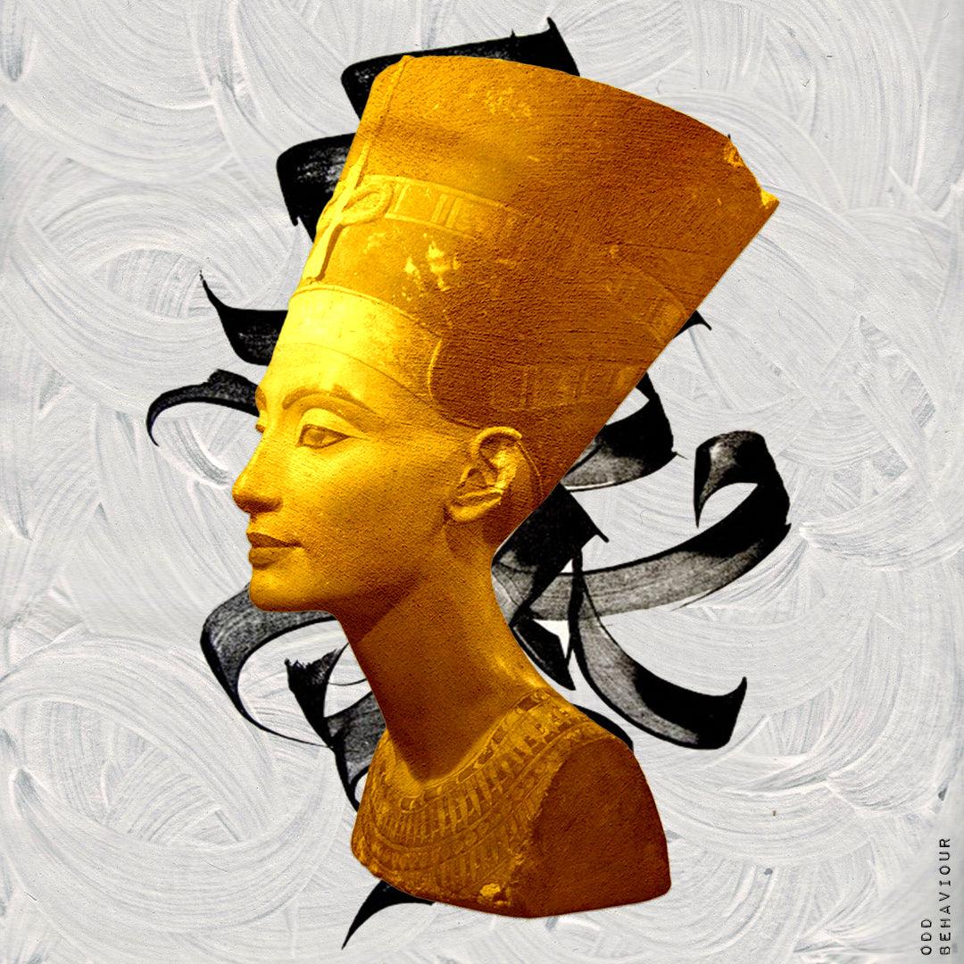 Golden Queen Set - Digital Collage Art Print - Odd Behaviour Store