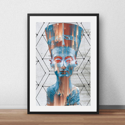 Beauty of Aten - Digital Collage Art Print - Odd Behaviour Store