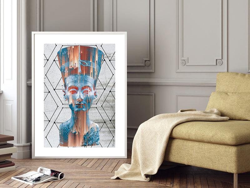 Beauty of Aten - Digital Collage Art Print - Odd Behaviour Store