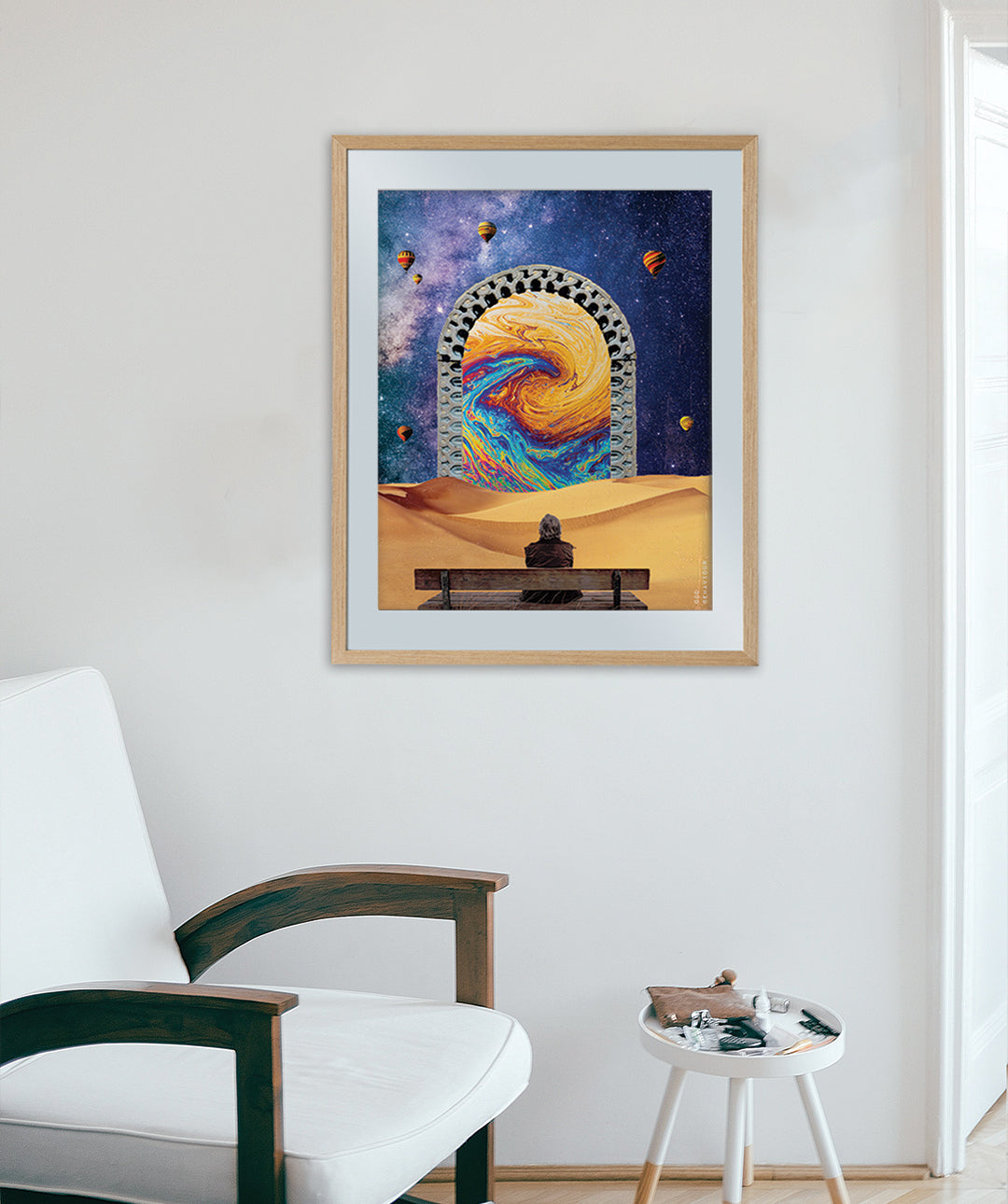 Cosmic Portal - Digital Collage Art Print - Odd Behaviour Store