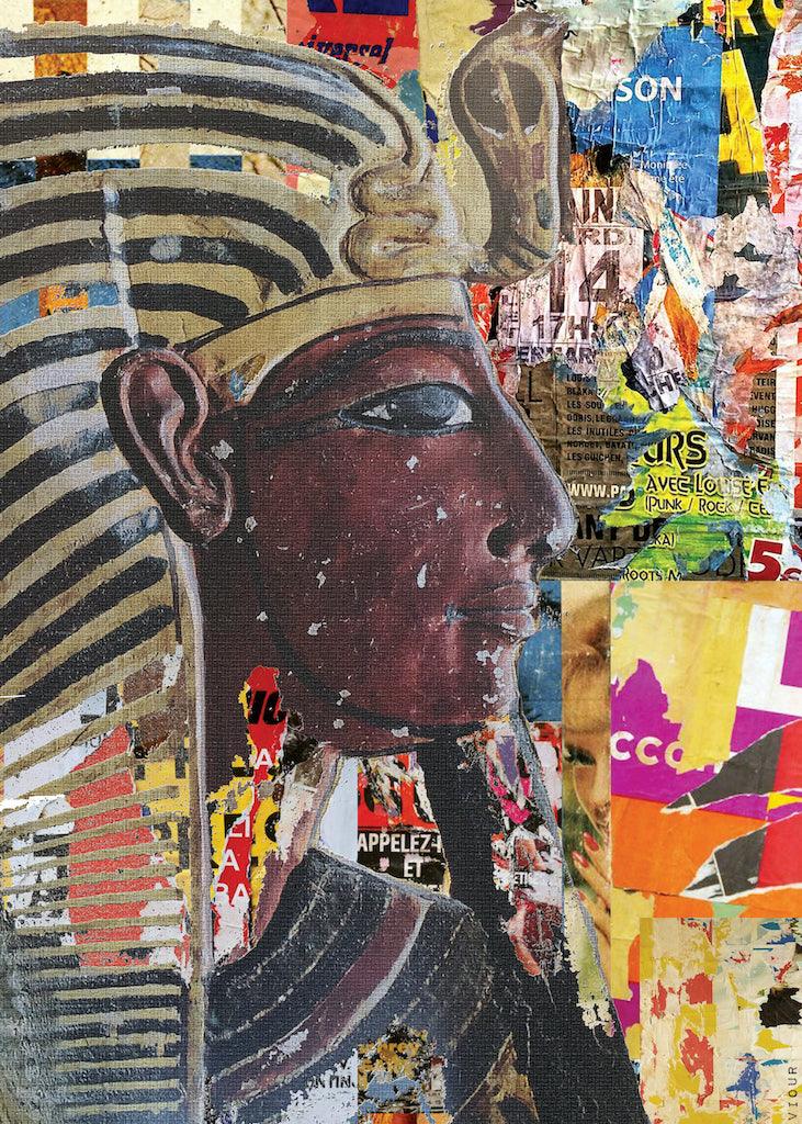 King Seti - Collage Art Print - Odd Behaviour Store