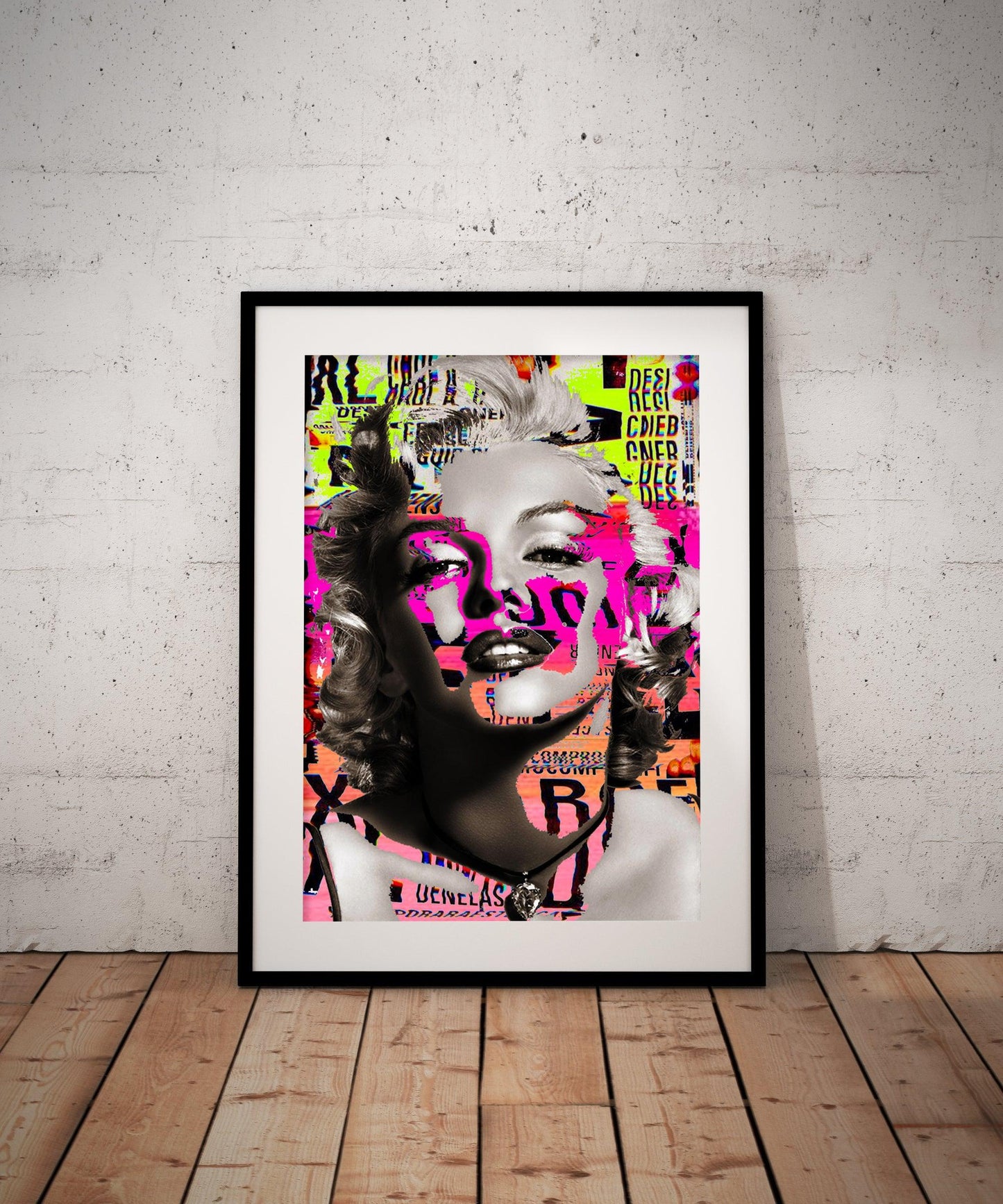 Marylin - Digital Collage Art Print - Odd Behaviour Store