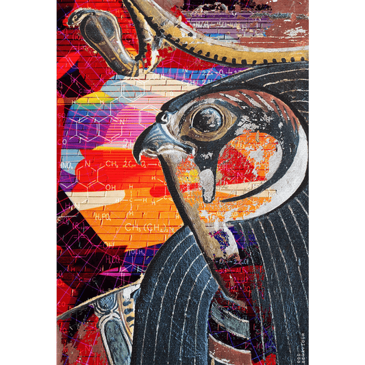 Sun Diety - Digital Collage Art Print - Odd Behaviour Store