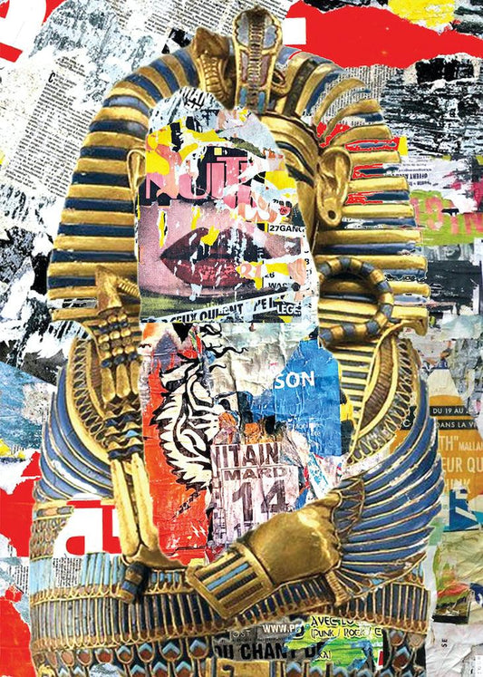 Tut Street - Collage Art Print - Odd Behaviour Store