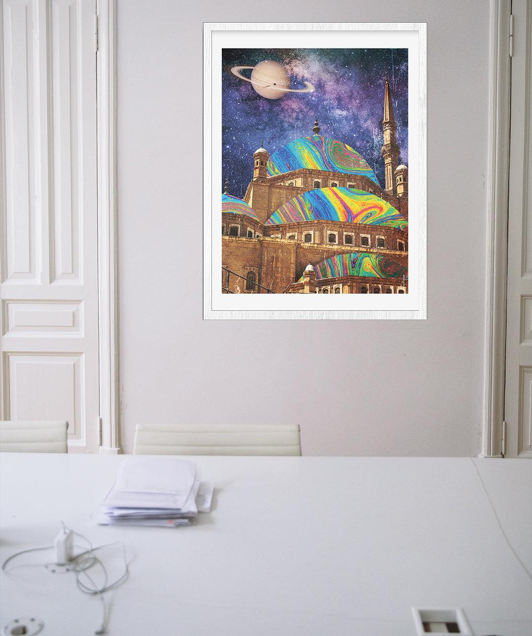 Cosmic Faith - Digital Collage Art Print - Odd Behaviour Store