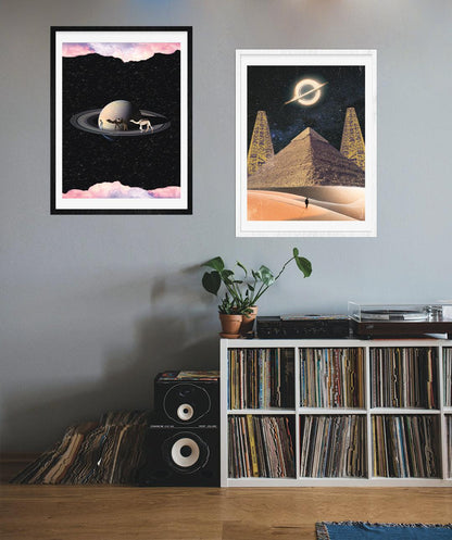 At the edge of forever - Digital Collage Print - Odd Behaviour Store