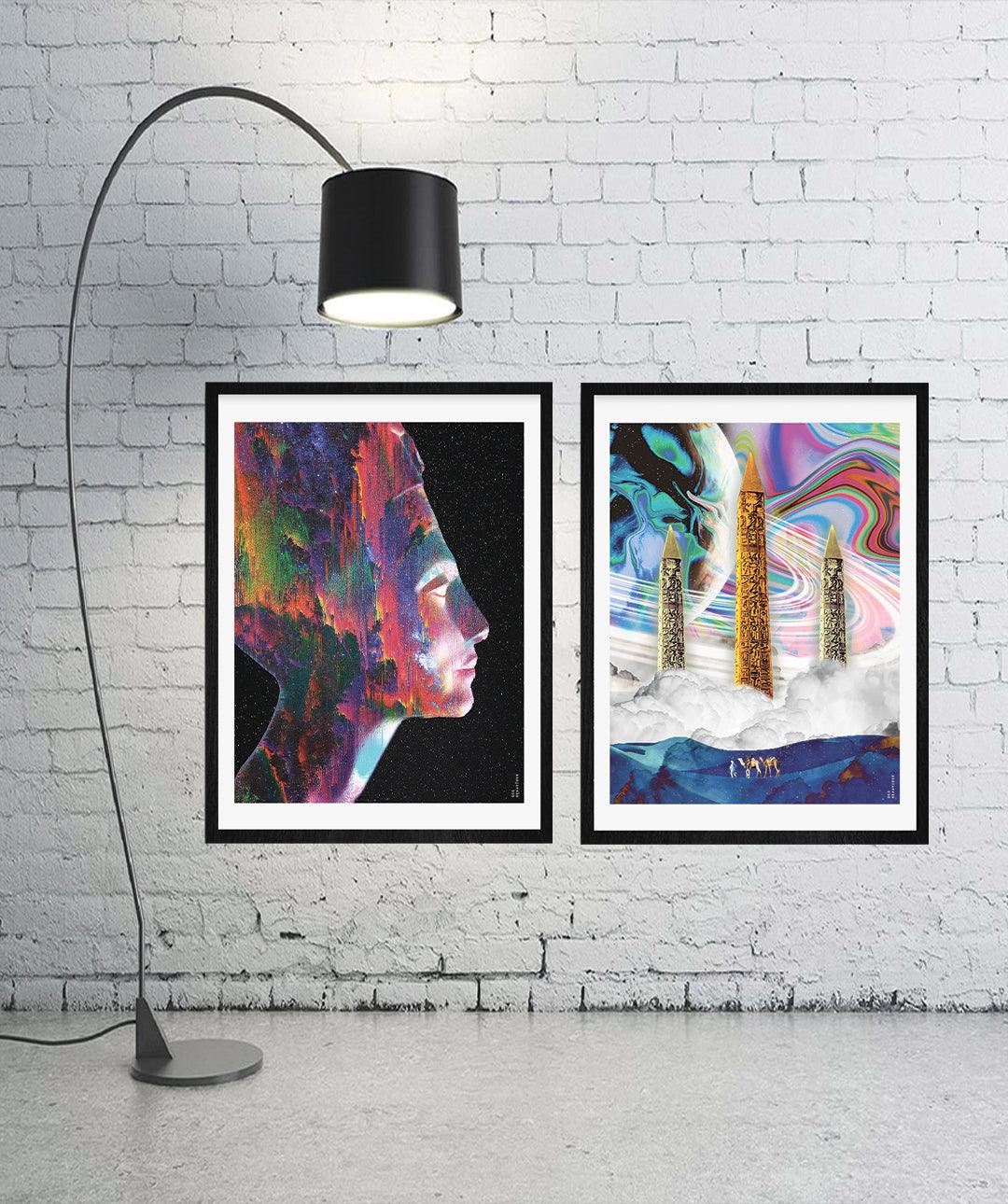 Obeslique.eth - Collage Art Print - Odd Behaviour Store